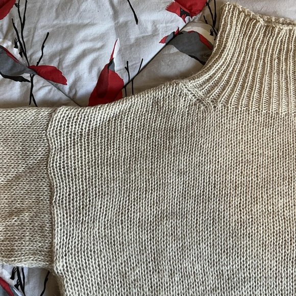 Lora Gene High Neck Alpaca Sweater - Picture 4 of 5